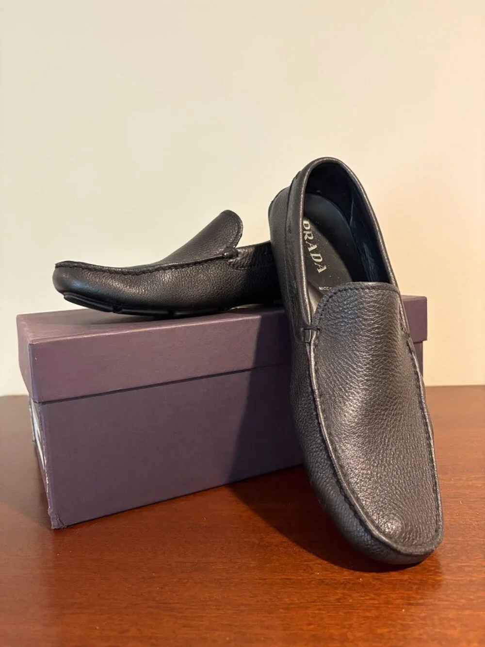 Prada deconstructed loafers